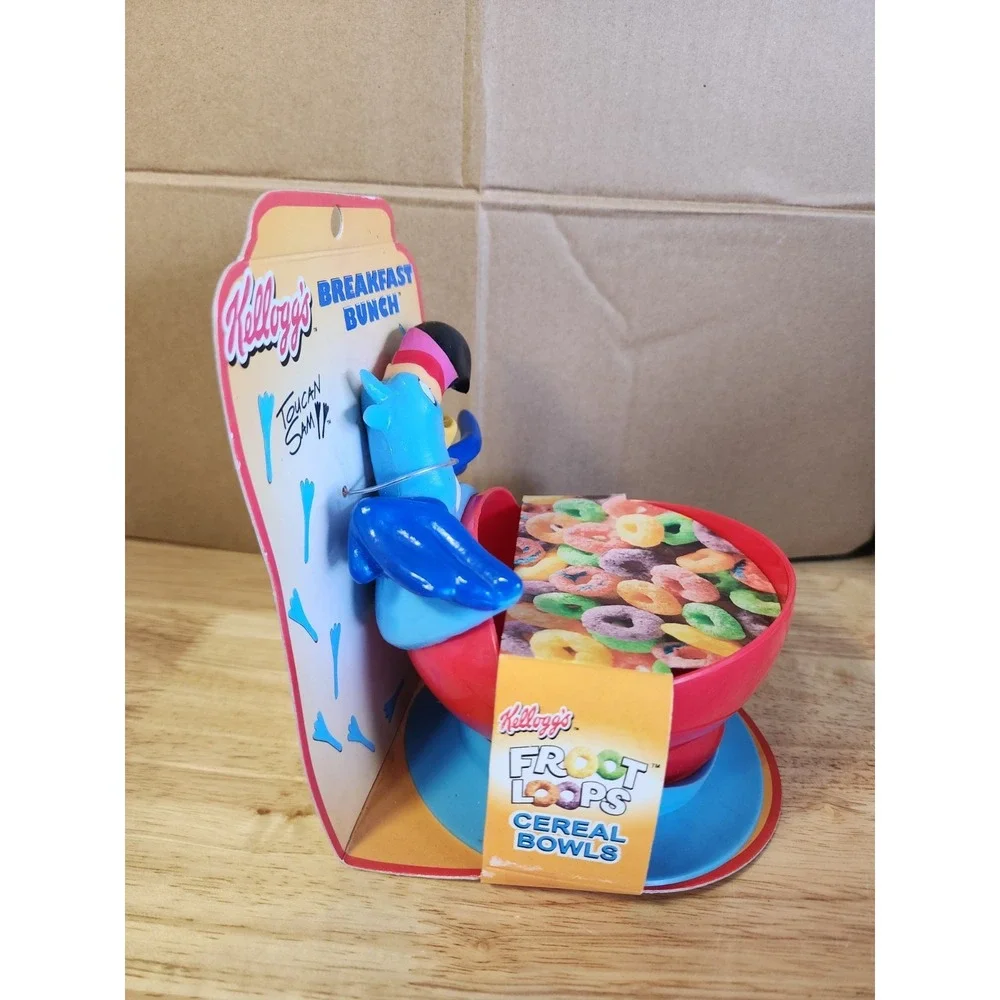 Vintage 2000s Froot Loops Cereal Bowl In Unopened Package